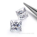 Princess Square vvs def blanca moissanite piedra